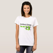 Schützen Sie Hunde - YesOn13 T-Shirt (Vorne ganz)