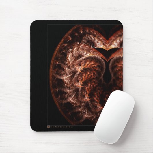Schützen Sie Ihr Herz Fraktal Art Mousepad (Mit Mouse)