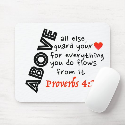 Schützen Sie Ihr Herz!! Mousepad (Mit Mouse)