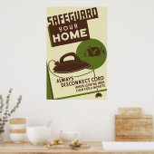 Schützen Sie Ihr Zuhause Poster (Küche)