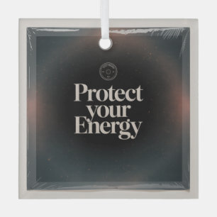 Schützen Sie Ihre Energie Ornament Aus Glas