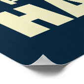 Schützen Sie Ihre Hände im Sicherheitsbereich Poster (Ecke)