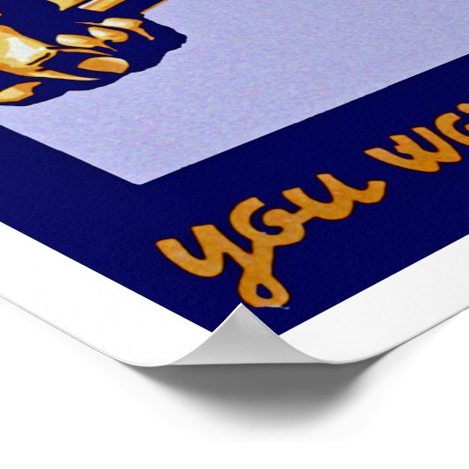 Schützen Sie Ihre Hände! Poster (Ecke)