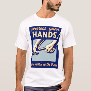 Schützen Sie Ihre Hände WPA 1936 T-Shirt