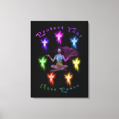 Schützen Sie Ihre innere Friedensfrau Chakra Leinwanddruck (Vorderseite)