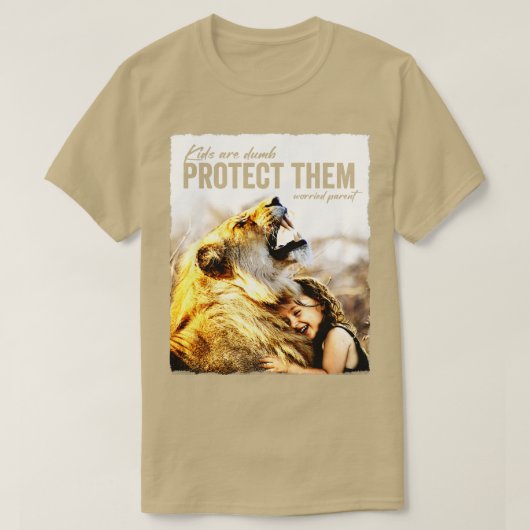 Schützen Sie Ihre Kinder T-Shirt (Design vorne)