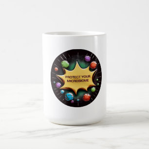 Schützen Sie Ihre Mikrobiom-Probiotika für die Ges Kaffeetasse
