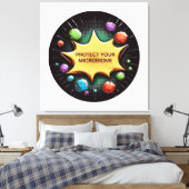 Schützen Sie Ihre Mikrobiom-Probiotika für die Ges Leinwanddruck (Insitu (Schlafzimmer))