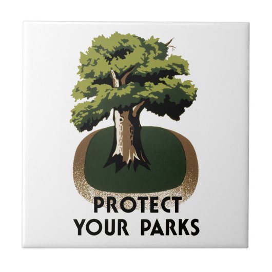 Schützen Sie Ihre Parks Fliese (Vorderseite)