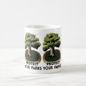 Schützen Sie Ihre Parks Kaffeetasse (Mittel)