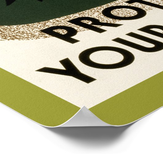 Schützen Sie Ihre Parks Poster (Ecke)