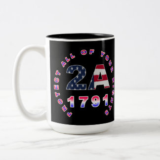 Schützen Sie Ihre Rechte 2A Zweifarbige Tasse