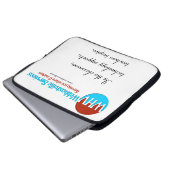 "Schützen Sie Ihre Technik mit dem Ziel: Inspirati Laptopschutzhülle (Vorne Knopf)