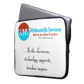 "Schützen Sie Ihre Technik mit dem Ziel: Inspirati Laptopschutzhülle (Vorderseite Links)