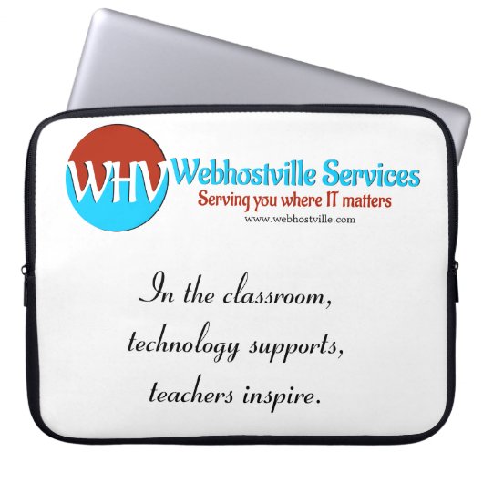 "Schützen Sie Ihre Technik mit dem Ziel: Inspirati Laptopschutzhülle (Vorderseite)