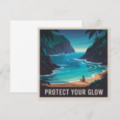 Schützen Sie Ihren Glow Mitteilungskarte (Vorne/Hinten)