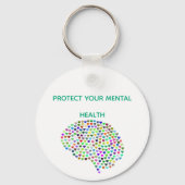 SCHÜTZEN SIE IHREN PSYCHISCHEN GESUNDHEITSSCHLÜSSE SCHLÜSSELANHÄNGER (Rückseite)