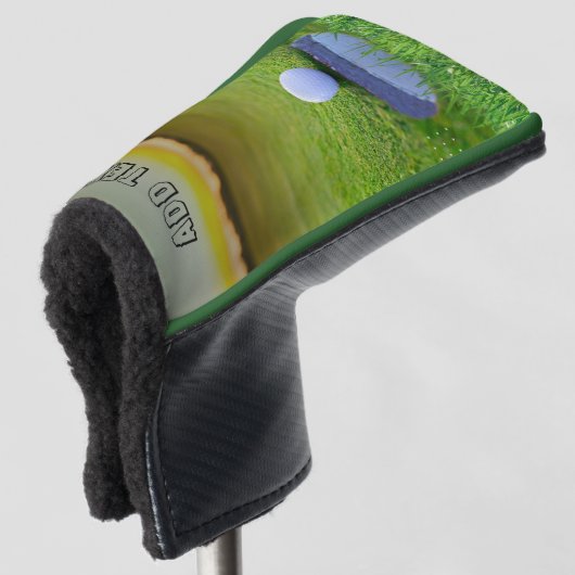 Schützen Sie Ihren Putter mit unserem stilvollen Golf Headcover (3/4 Vorderseite)
