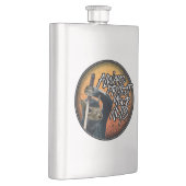 Schützen Sie immer Ihre Nüsse - lustiges Ninja-Eic Flachmann (Rechts)