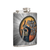 Schützen Sie immer Ihre Nüsse - lustiges Ninja-Eic Flachmann (Rechts)