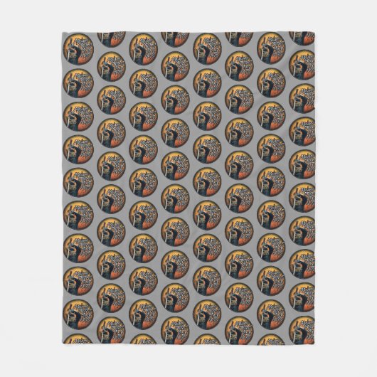 Schützen Sie immer Ihre Nüsse - lustiges Ninja-Eic Fleecedecke (Vorderseite)