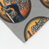 Schützen Sie immer Ihre Nüsse - lustiges Ninja-Eic Fleecedecke (Ecke)