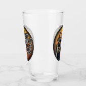 Schützen Sie immer Ihre Nüsse - lustiges Ninja-Eic Glas (Links)