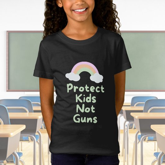 Schützen Sie Kinder, nicht Waffen Wortart T-Shirt