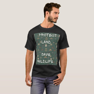 Schützen Sie Land, retten Sie Wildtiere Förster Mu T-Shirt