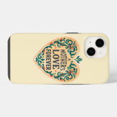 Schützen Sie mit der Liebe: Die Liebe einer Mutter iPhone Hülle (Rückseite (Horizontal))