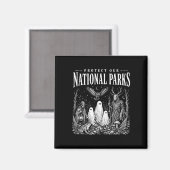 Schützen Sie Nationalparks oder suchen Sie Ihren H Magnet (Vorderseite/Rückseite)