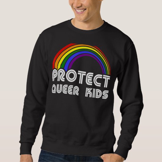 Schützen Sie Quee Kinder mit Lesben und Lesben Sweatshirt (Vorderseite)