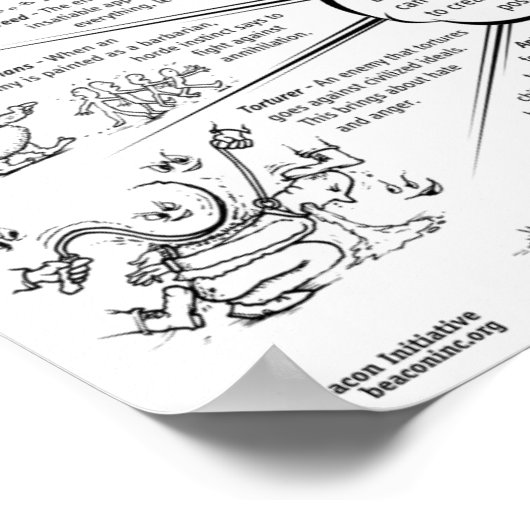 Schützen Sie sich... Decode PROPAGANDA! Poster (Ecke)