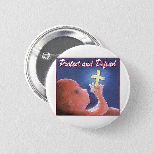 Schützen Sie sich und verteidigen Sie Button (Vorne & Hinten)