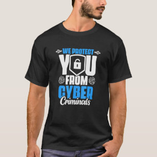 Schützen Sie sich vor Cyber-Computer-Programmierer T-Shirt