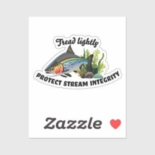 Schützen Sie Stream Integrity Rainbow Trout Aufkleber