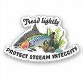 Schützen Sie Stream Integrity Rainbow Trout Aufkleber (Vorderseite)