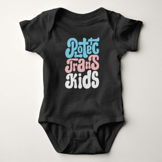 Schützen Sie Trans Kids Baby Bodysuit Baby Strampler (Vorderseite)