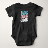 Schützen Sie Trans Kids Baby Bodysuit Baby Strampler (Rückseite)
