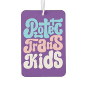 Schützen Sie Trans Kids Car Freshener Autolufterfrischer (Rückseite)