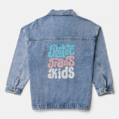 Schützen Sie Trans Kids Denim Jacket Jeansjacke (Rückseite)