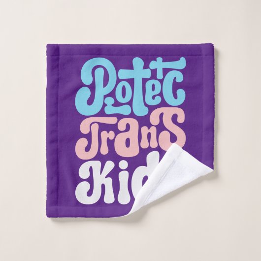 Schützen Sie Trans Kids Handtuch Set (Waschlappen)