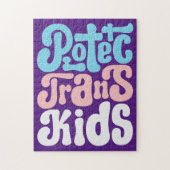 Schützen Sie Trans Kids Jigsaw Puzzle (Vertikal)