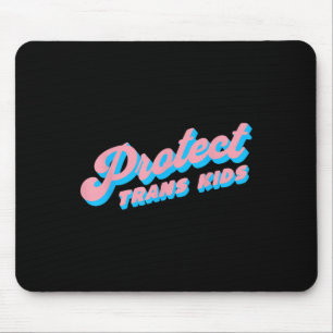 Schützen Sie Trans Kids LGBs Stolz Que Mousepad