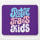 Schützen Sie Trans Kids Mousepad (Vorne)