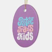 Schützen Sie Trans Kids Ornament (Links)