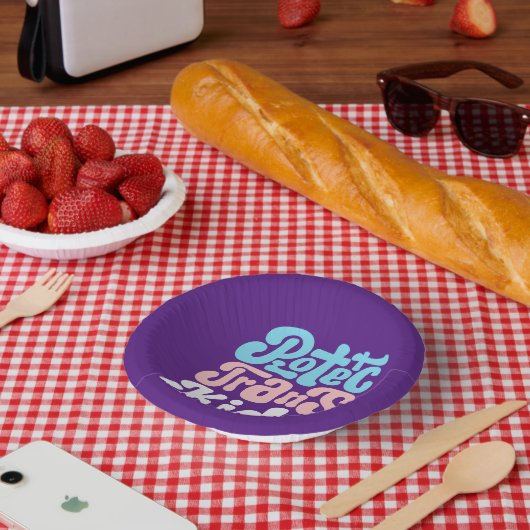 Schützen Sie Trans Kids Paper Bowl Pappteller (Picknick)