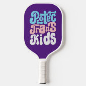 Schützen Sie Trans Kids Pickleball Racket Schläger (Rückseite)