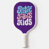 Schützen Sie Trans Kids Pickleball Racket Schläger (Vorderseite)
