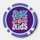 Schützen Sie Trans Kids Poker Chips (Rückseite)